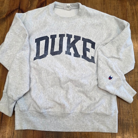 Champion Sweaters - Duke University Y2K Vtg Champion Reverse Weave Crew Neck Sweatshirt Small